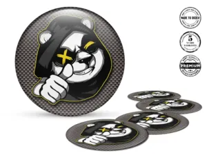 Calcomanías Ruedas Tuning Grilla Racing Radiante